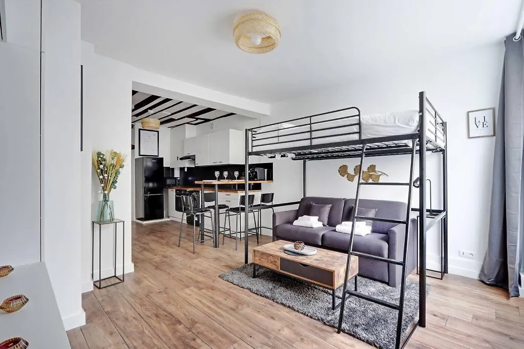 Apartment Butte Aux Cailles Charming Studio 4P Paris